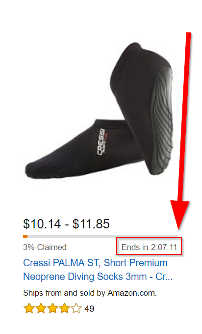 amazon-using-urgency-to-market