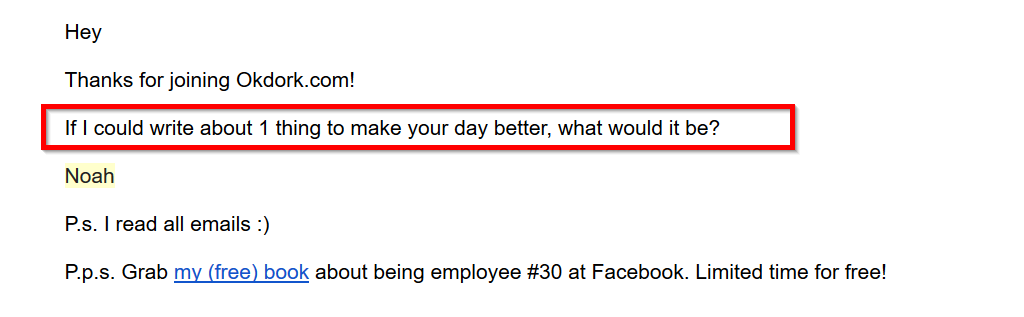 first-email-I-received-from-Noah-Kagan-of-Okdork