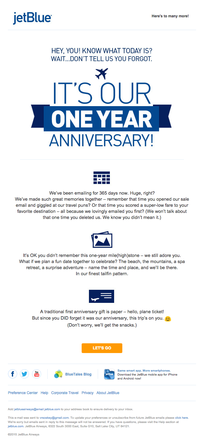 JetBlue-email-personalization-perfect-example