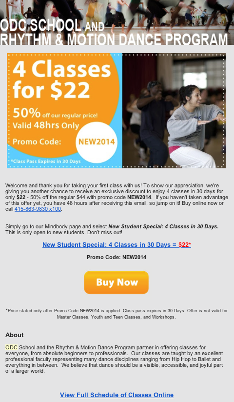 ODC-dance-school-welcomes-new-subscribers-with-discounts